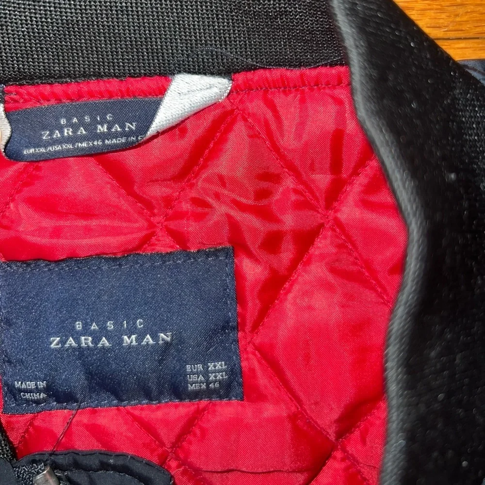 Zara man bomber flight jacket